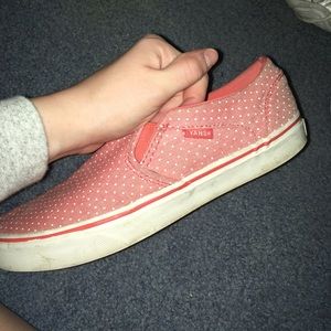 PEACH SLIPON VANS